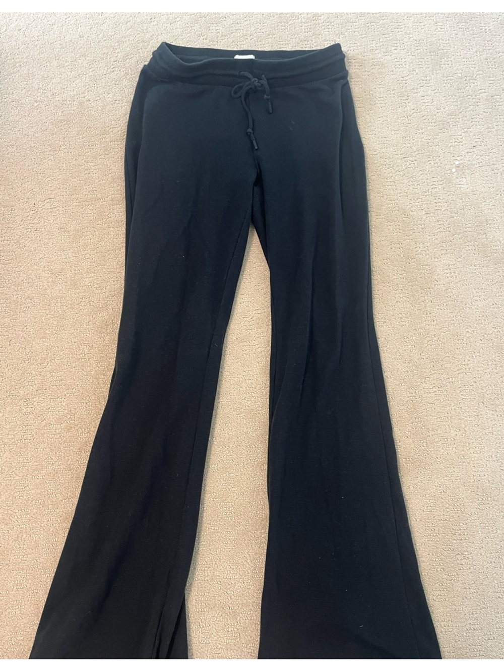 Sunday Best (Aritzia) Black Ribbed Joggers